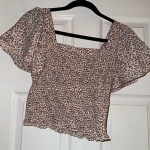 Leopard Print Women's Top